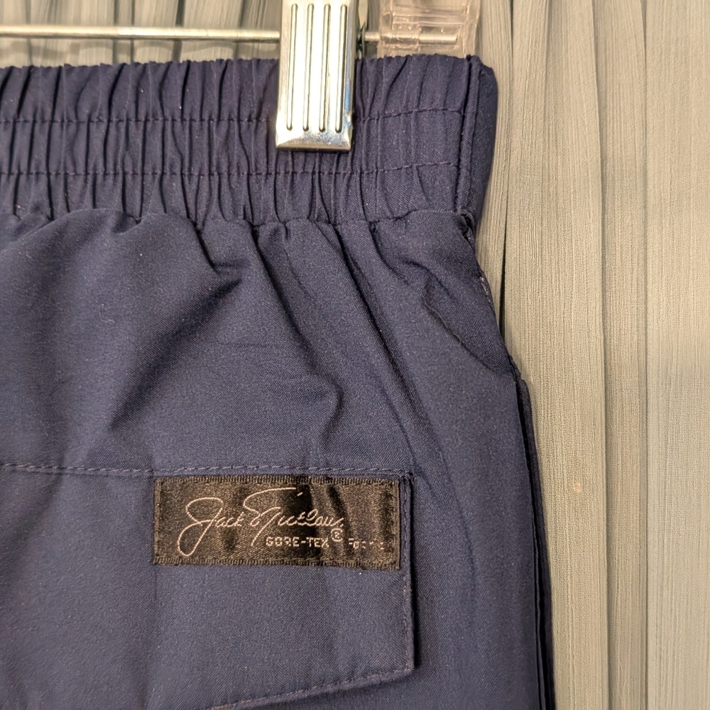 Jack Nicklaus Gore-Tex Cool Weather Golf Pants Navy Blue Size Medium Adj. Waist